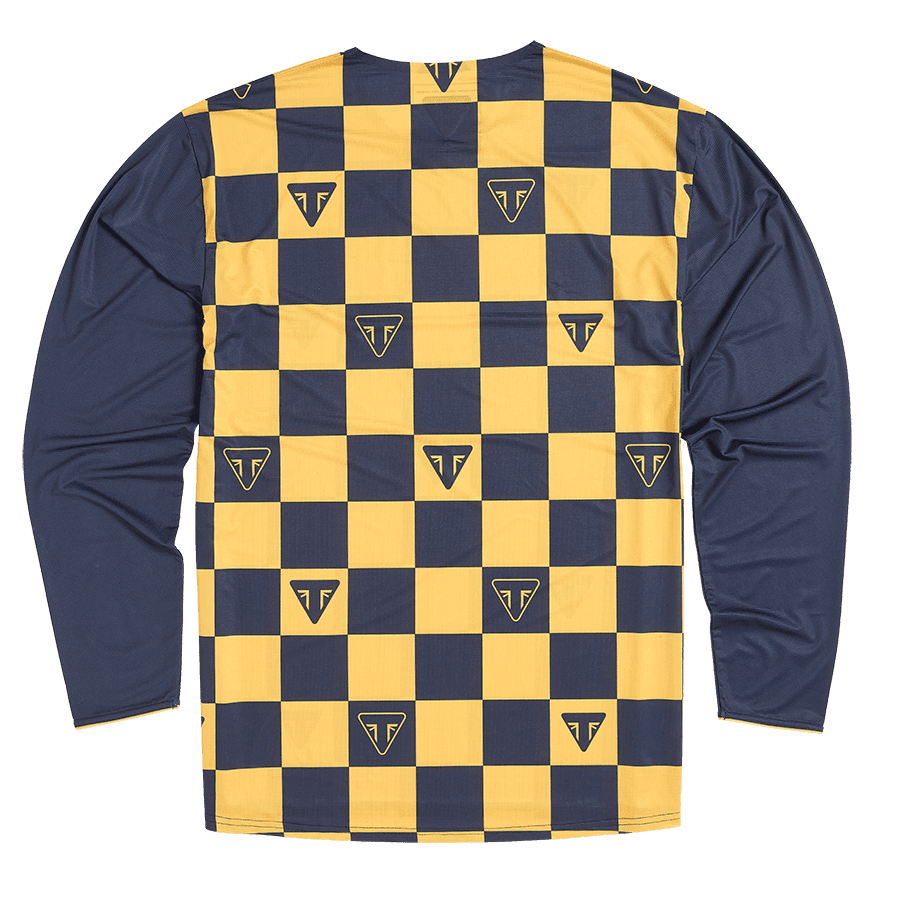 Austin Jersey in Navy and Yellow For the Ride